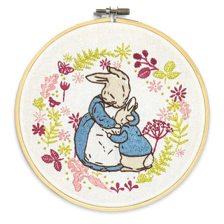 Beatrix Potter Peter Rabbit & His Mother Embroidery Kit