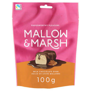 Milk Chocolate over Dulce De Leche Mallows 100G