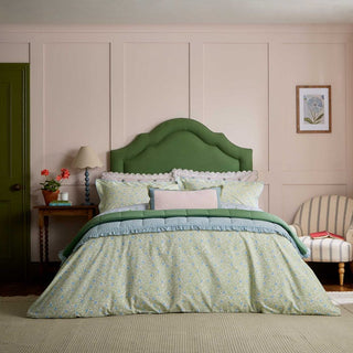 Trailing Ditsy  Cover Set Double Green