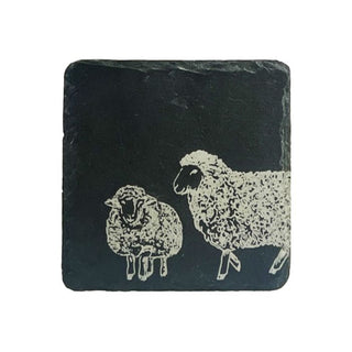 Sheep Single Slate Coaster