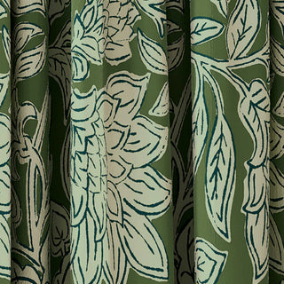 Rowallane 90x90" Lined Curtains in Green