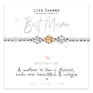 A Mother Is Like A Flower Bracelet