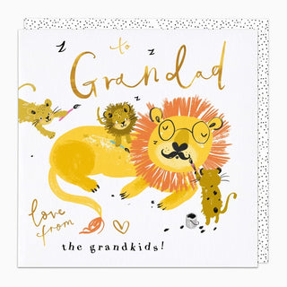 Lion Grandad Card