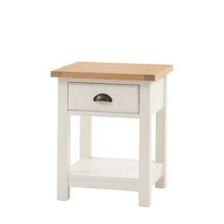 Eton 1 Drawer Bedside White