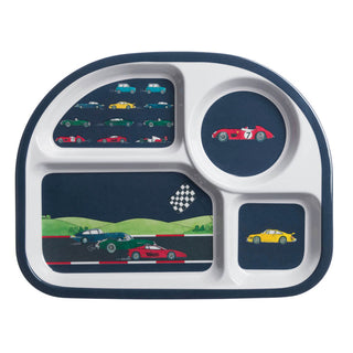 Cars Children's Melamine Divider Plate