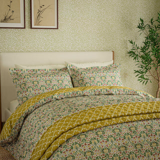 Little Chintz Throw Green