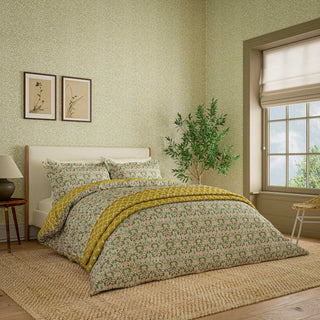 Little Chintz Cover Set Super King Green