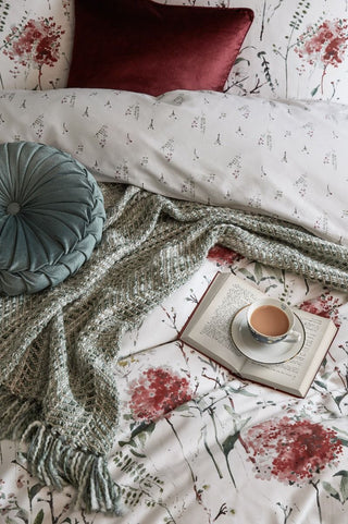 Pallington Bloom Ruby Double Duvet Cover Set