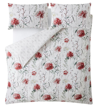 Pallington Bloom Ruby Double Duvet Cover Set