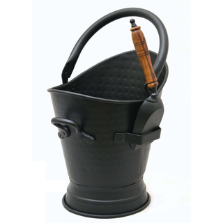 Premium Coal Bucket & Shovel Black