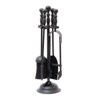 Orb 5 Piece Companion Set Black 16 inch/40cm