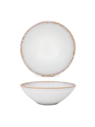 White Amazonia Serving Bowl