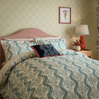Aubrey Super King Duvet Set Indigo