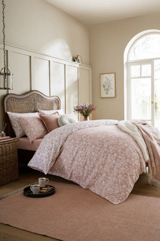 Shepherds Purse Blush Pink Single Duvet Cover Set