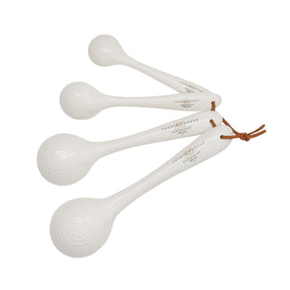 Measuring Spoons White Set of 4