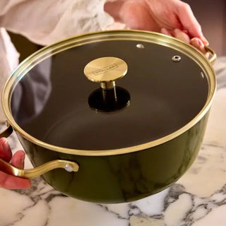 Stellar Cast Light 24cm Casserole Olive