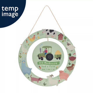 Old MacDonald Hanging Plaque