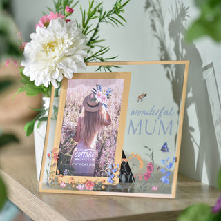 The Cottage Garden Mum Glass Frame 4 x 6