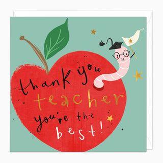 Thank You Teacher Card