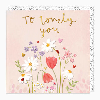 Tulips Lovely You Card