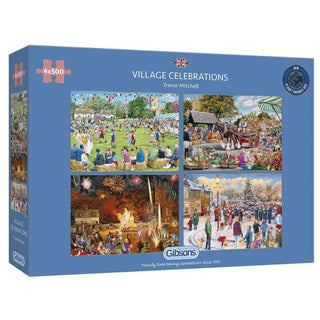 Village Celebrations (4x500) Jigsaw Puzzle