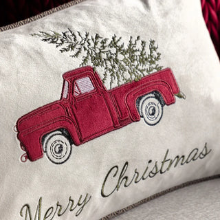 Heritage Embroidered Car Cushion