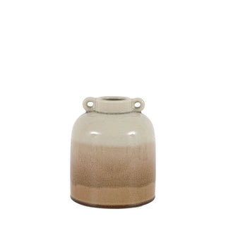Lara Crackle Glaze Vase Natural