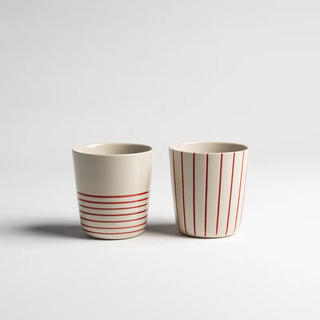 Sorrel Beaker Brushed Earth Red Large Set of 2