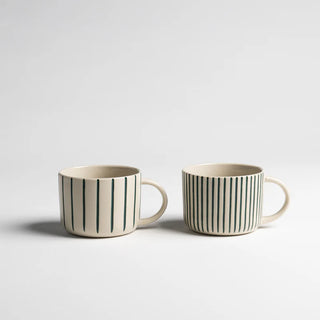 Yarrow Mug Brushed Sea Green Medium (Set of 2)