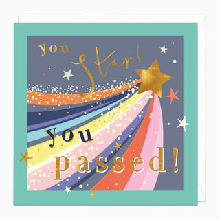 You Star! You Passed Card
