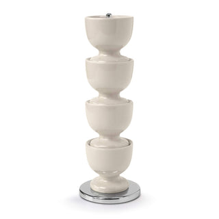 Stacking Egg Cups on Stand Cream