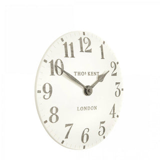Arabic Wall Clock Limestone 12"