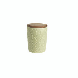 Green House Leaf Oval Leaf Store Jar