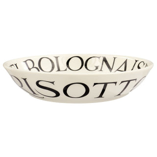 Black Toast Spaghetti Bolognese Medium Pasta Bowl