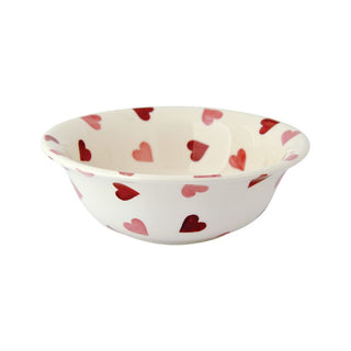 Pink Hearts Cereal Bowl