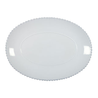 Costa Nova Pearl White Oval Platter Large 40cm