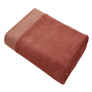 Bamboo Combed Bath Sheet Orange