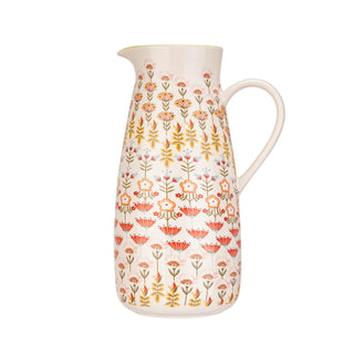 Painted Table Ceramic Pitcher Jug 1.7L