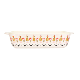 Painted Table Ceramic Roasting Dish 33cm