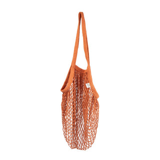 Cotton Mesh Shopper Rust