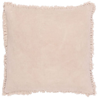 Bertie Velvet Cushion Natural