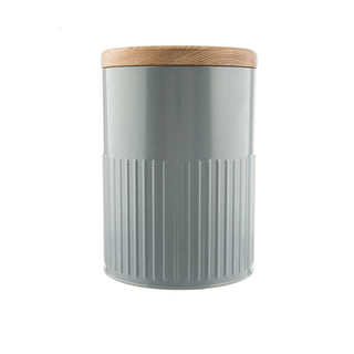 Bakehouse Large Round Storage Canister - Grey