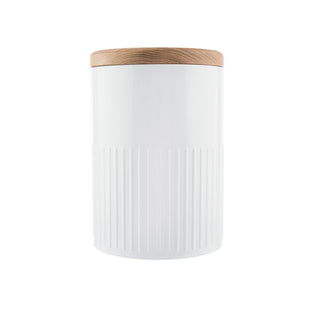 Bakehouse Large Round Storage Canister - White
