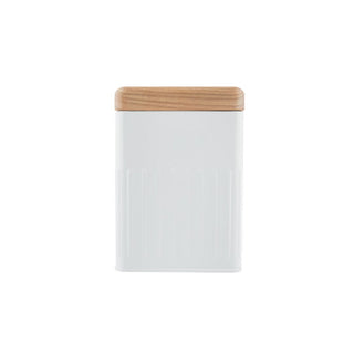 Bakehouse Medium Square Storage Canister - White