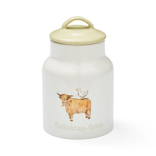 Buttercup Farm Ceramic Canister Cow