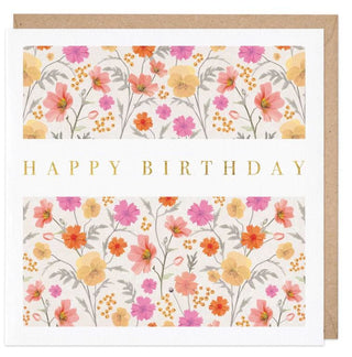 Daisy Pink Birthday Card