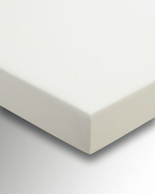 Plain Dye Ivory Fitted Sheet King
