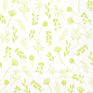 Tilda White Lime Napkins