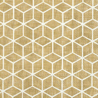 Geometry Gold Napkins