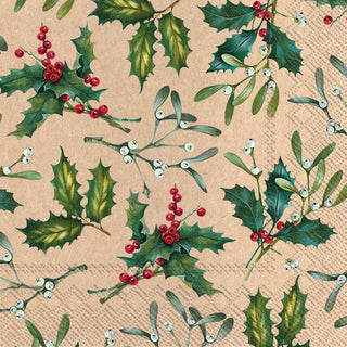 Esther Green Red Napkins